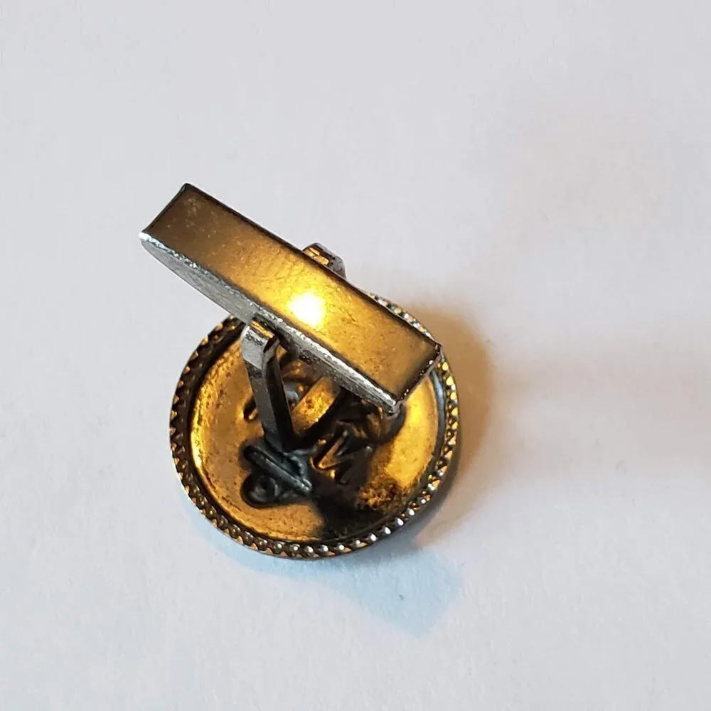 United States Navy Vintage Silver Collectible Cufflink